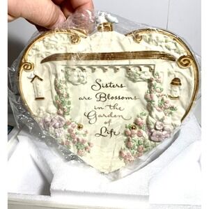 from the Heart Collector's Wall Plate Bradford Exchange Sisters Are Blossoms